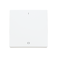 ABB Zoni 3559T-A00655 240 Kryt ovládání spínače jednoduchý s potiskem, pro řazení 2 matná bílá