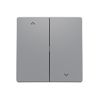 ABB ZONI Ovladač 3559T-A00662 241 spínače žaluziového dělený, s potiskem, šedá