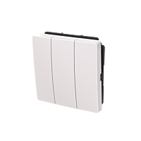 ABB ZONI Ovladač 3559T-A00666 500 spínače trojnásobného, bílá