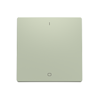 ABB Zoni 3559T-A00933 243 Kryt ovládání spínače jednoduchý s potiskem, pro řazení 3 olivová