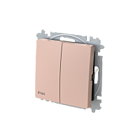 ABB Zoni 3559T-A05940 242 Spínač sériový, s krytem, řazení 5, IP44  pudrová