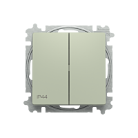 ABB Zoni 3559T-A05940 243 Spínač sériový, s krytem, řazení 5, IP44 olivová