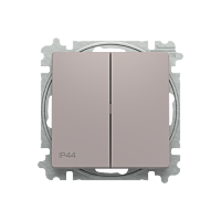 ABB Zoni 3559T-A05940 244 Spínač sériový, s krytem, řazení 5, IP44 greige