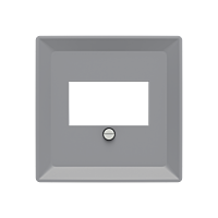 ABB Zoni 5014T-A00040 241 Kryt ovládání zásuvky komunikační přímé (pro HDMI, USB, VGA, USB nabíječku, reprozásuvku) šedá