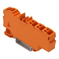 WAGO Svorka 2006-8032 Distribuční S ovládacími otvory 1× 6 mm² / 6× 1,5 mm², oranžová
