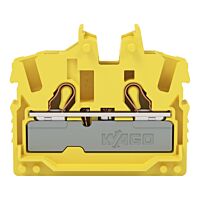 WAGO Svorka 2052-326 2vodičová průchozí Mini, s ovládacími otvory 2,5 mm², žlutá