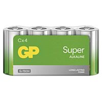 GP alkalická baterie SUPER C (LR14) 4SH