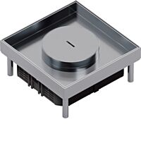 Přístrojové nerezové víko s trubkovým vý