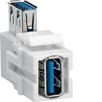 Keystone typ 10, USB 3.0 zásuvka natočen