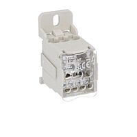 Distribuční blok 1P 80A 7 svorek