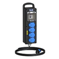 zás. 4x 16A 230V, chránič