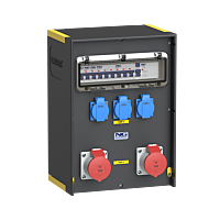 zás. 2x CEE 16A 5p 400V, 3x 16A 230V, ch