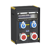 zás. 2x CEE 16A 5p 400V, 2x 16A 230V, ch