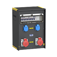 zás. 2x CEE 16A 5p 400V, 2x 16A 230V, ch