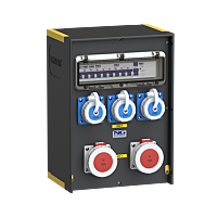 zás. 2x CEE 16A 5p 400V, 3x 16A 230V, ch