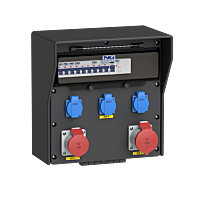 zás. 1x CEE 32A 5p 400V, 1x CEE 16A 5p 4