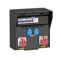 zás. 1x CEE 32A 5p 400V, 1x CEE 16A 5p 4