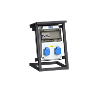 zás. 2x 16A 230V, kombichránič 2p