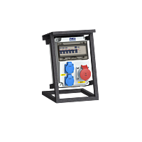 zás. 1x CEE 16A 5p 400V, 2x 16A 230V, ch