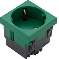 Schuko zásuvka modul 45, pootočená 33°,