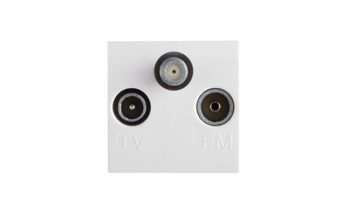 KANLUX Zásuvka SAT-TV-R BIURO 04-1350-102 bi koncová