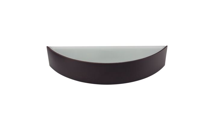 KANLUX Svítidlo JASMIN WE-W 1x60W E27 půlka wenge