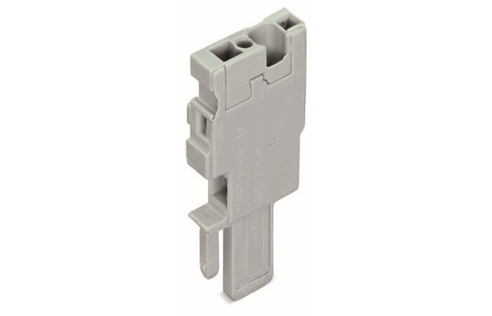 WAGO Modul 769-501 1vodičový počáteční modul s pružinovou svorkovnicí CAGE CLAMP® 4 mm², šedá