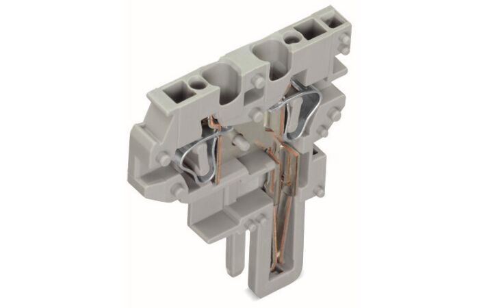 WAGO Modul 769-506 2vodičový koncový s pružinovou svorkovnicí CAGE CLAMP® 4 mm², šedá