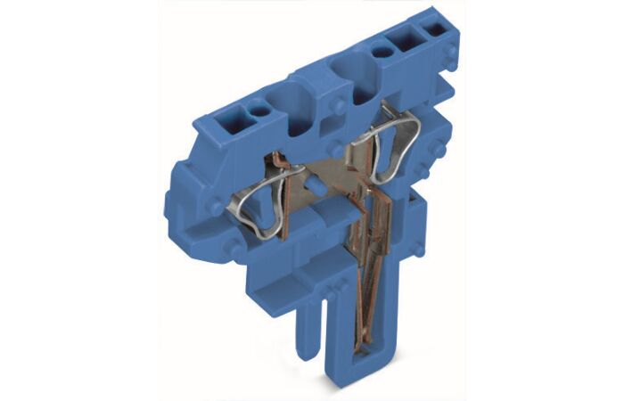 WAGO Modul 769-505/000-006 2vodičový středový s pružinovou svorkovnicí CAGE CLAMP® 4 mm², modrá