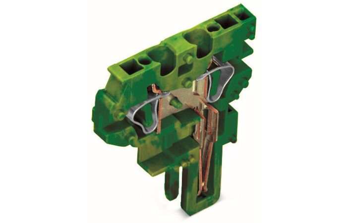 WAGO Modul 769-505/000-016 2vodičový středový s pružinovou svorkovnicí CAGE CLAMP® 4 mm², zelenožlutá