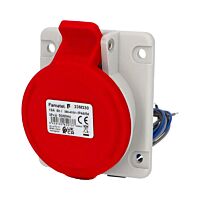 Zásuvka 23M330 16A/400V 4P IP44 vest.