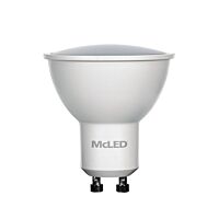 MCLED Žárovka LED 8W-60 GU10 4000K 100°