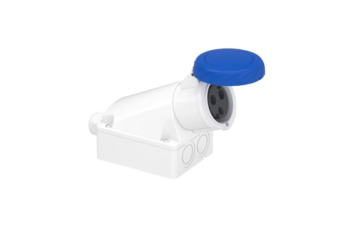 Zásuvka nástěnná 32A 2P-E 200-250V IP67