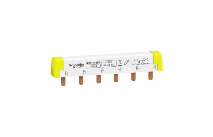 ACTI 9 propojovací lišta 3P 100A 6 modul