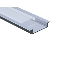 PANLUX Profil AL, 30x6x21mm, vestavný, mléčný difuzor, koncovky a příslušenství součástí, 1m