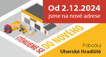 Stěhování pobočky Uherské Hradiště