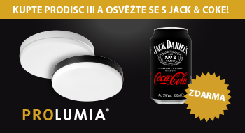Nakupte vybrané svítidla LED PRODISC III a získejte Jack&Coke zdarma!  Nakupte vybrané svítidla LED PRODISC III a získejte Jack&Coke zdarma!