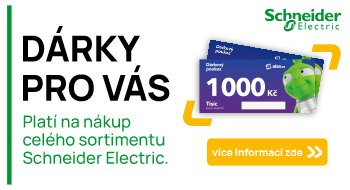 Dárky pro vás: kumulované nákupy Schneider Electric Dárky pro vás: kumulované nákupy Schneider Electric