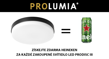 PROLUMIA - K nákupu svítidel LED Prodisc III pivo Heineken