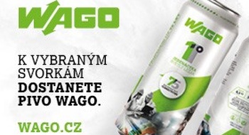 Pivo WAGO k vybraným svorkám zdarma Pivo WAGO k vybraným svorkám zdarma