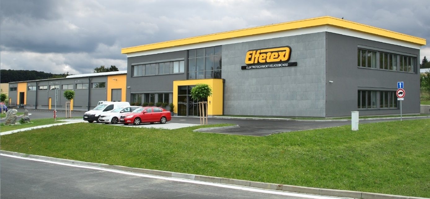 Elektrotechnický obchod Elfetex, kamenná pobočka v Plzni 